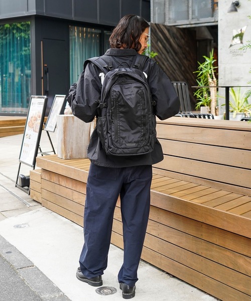 THRASHER(スラッシャー)の「【THRASHER/スラッシャー】Back Pack 30L/リュックサック バックパック 撥水 軽量 アウトドア スケーター ストリート(バックパック/リュック・メンズ・ブラック/ブラック×ホワイト・FREE)」の4枚目の写真