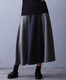 NICOLE white | フェイクスエードフレアスカート(スカート)