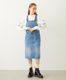 MILKFED. | PATCH SALOPETTE SKIRT(サロペット/オーバーオール)