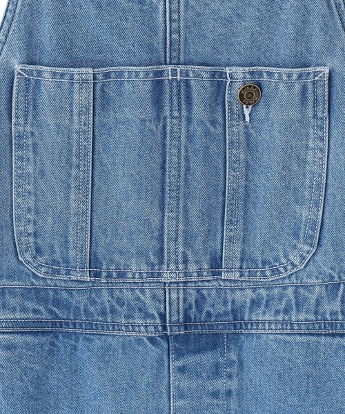 MILKFED.（ミルクフェド）の「PATCH SALOPETTE SKIRT（サロペット/オーバーオール・レディース・ライトブルー/ブラック/マルチ・M/S）」の12枚目の写真