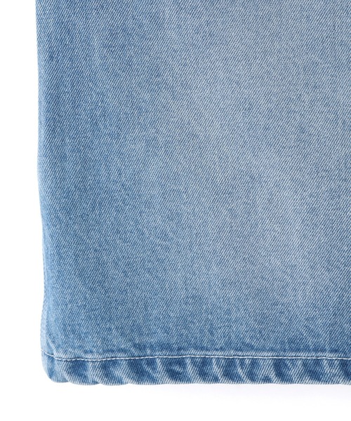 MILKFED.（ミルクフェド）の「PATCH SALOPETTE SKIRT（サロペット/オーバーオール・レディース・ライトブルー/ブラック/マルチ・M/S）」の16枚目の写真