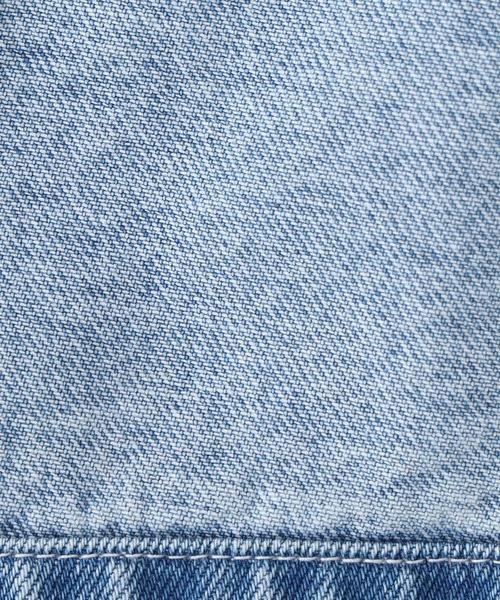 MILKFED.（ミルクフェド）の「PATCH SALOPETTE SKIRT（サロペット/オーバーオール・レディース・ライトブルー/ブラック/マルチ・M/S）」の19枚目の写真