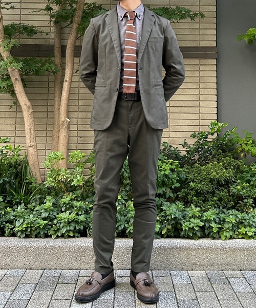 セール】自宅で洗える！ニットタイ（ボーダー）（ネクタイ）｜etre