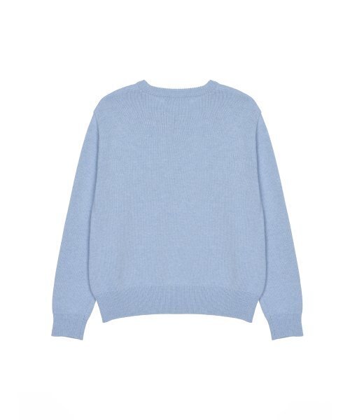 NICK&NICOLE(ニックアンドニコール)の「CASHMERE BUTTERFLY BOLD STAR PULLOVER_SKY BLUE(ニット/セーター・レディース・その他・FREE)」の6枚目の写真
