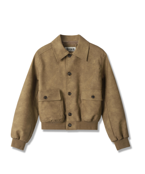 AVANDRESS(アバンドレス )の「Bart Art Suede Western Jacket CAMEL(デニムジャケット・レディース・キャメル・FREE)」の4枚目の写真
