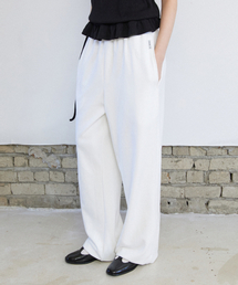 RS String Wide Sweat Pants White