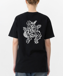 ESCAPEFROM（エスケープフロム）の「X-ray rock print overfit short sleeve t-shirt black（Tシャツ/カットソー）」