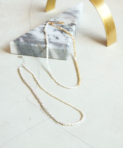 AMERICAN HOLIC（アメリカンホリック）の「パールミックスネックレス（ネックレス・レディース・シルバー/ゴールド・FREE）」の3枚目の写真