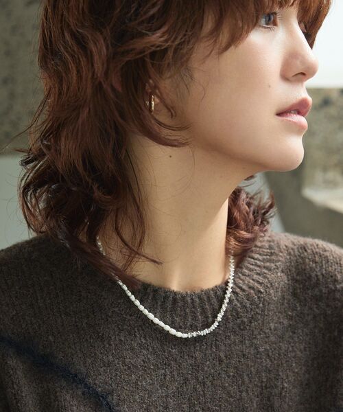 AMERICAN HOLIC（アメリカンホリック）の「パールミックスネックレス（ネックレス・レディース・シルバー/ゴールド・FREE）」の5枚目の写真