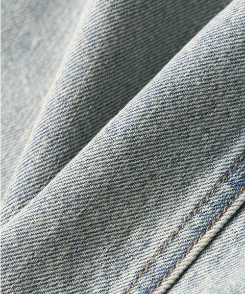TOFFEE（トフィー）の「ヴィンテージスナップデニムブルゾンジャケット (BLEACHED BLUE)（デニムジャケット・メンズ・その他・MEDIUM/LARGE/X-LARGE）」の9枚目の写真