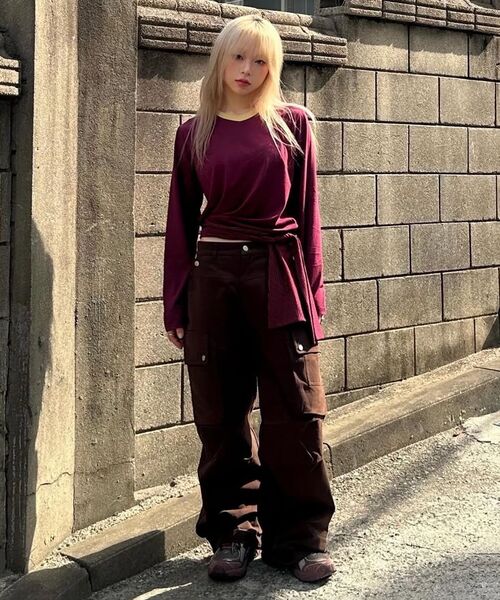ROCKCAKE(ロックケーキ)の「Open Pocket Cargo Pants - Brown(その他パンツ・レディース・その他・SMALL/MEDIUM)」の10枚目の写真