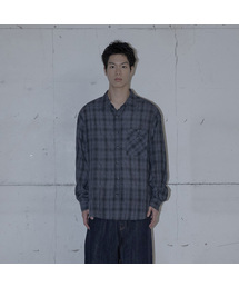 GUBIN（グビン）の「リンクルチェックシャツ（シャツ/ブラウス）」
