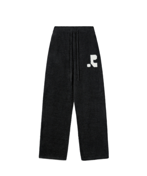 Rest&Recreation(レストアンドレクリエーション)の「HAIRY KNIT PANTS - BLACK(その他パンツ・メンズ・その他・ONE)」の1枚目の写真