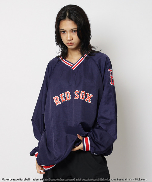 BACK TO THE FIELD(バック トゥー ザ フィールド)の「【MLB】刺しゅうロゴナイロンプルオーバー(その他トップス・レディース・ブルー/ブラック/ネイビー・FREE)」の17枚目の写真