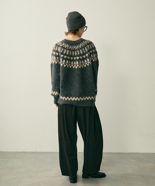 nordic over knit / ノルディックオーバーニット（ニット/セーター