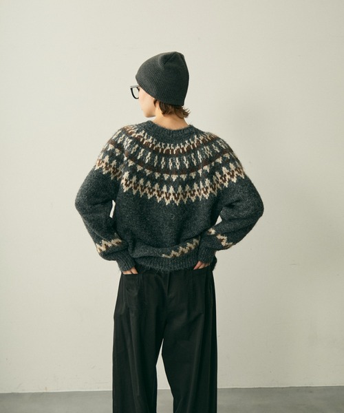 nordic over knit / ノルディックオーバーニット（ニット/セーター