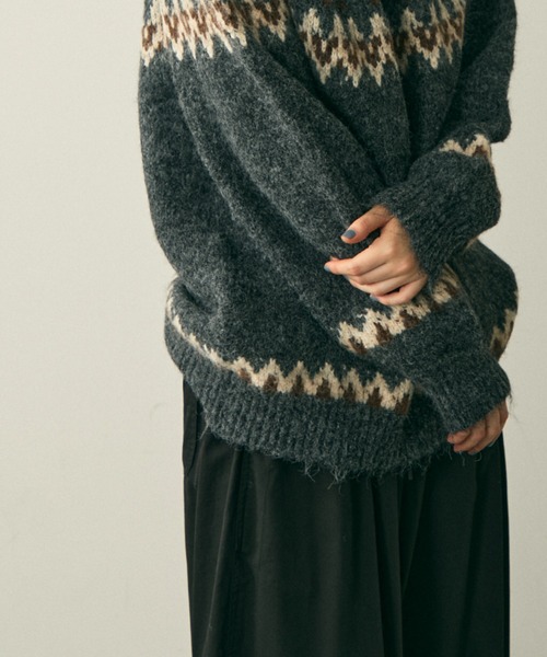 nordic over knit / ノルディックオーバーニット（ニット/セーター