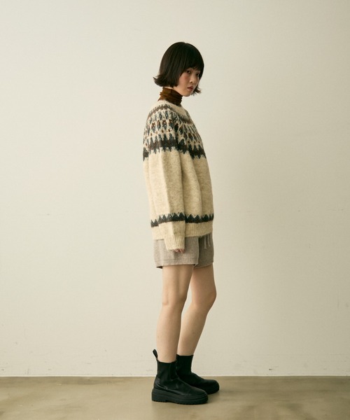 nordic over knit / ノルディックオーバーニット（ニット/セーター