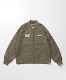 BEN DAVIS/WHITE LABEL（ベンデイビス ホワイトラベル）の「【BEN DAVIS（ベンデイビス）】MECHANIC EMB RIBBED JACKET / ワーク ジャケット 刺繍 ジャケット ダック アウター（その他アウター）」