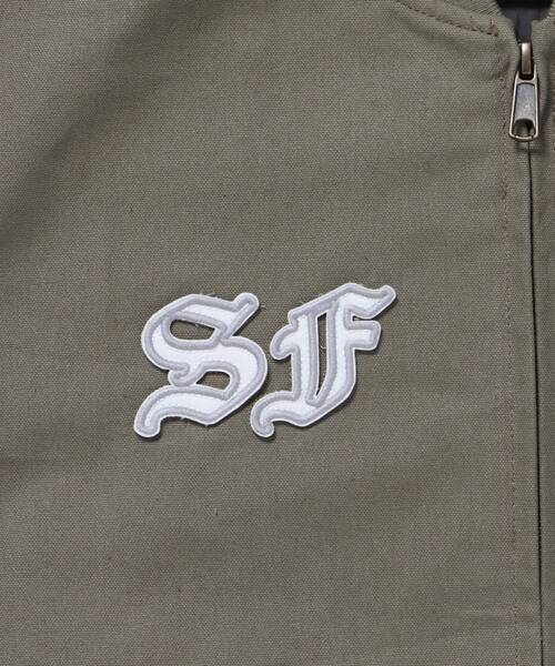 BEN DAVIS/WHITE LABEL（ベンデイビス ホワイトラベル）の「【BEN DAVIS（ベンデイビス）】MECHANIC EMB RIBBED JACKET / ワーク ジャケット 刺繍 ジャケット ダック アウター（その他アウター・メンズ・ベージュ系その他3/ブラック/カーキ・MEDIUM/LARGE/X-LARGE）」の16枚目の写真