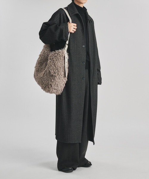SELLE GLANT（セレグランテ）の「TURTLENECK DESIGN CUFFS KNIT/タートルネックデザインカフスニット（ニット/セーター・メンズ・ブラック/ダークブラウン/アイボリー・MEDIUM/SMALL/LARGE）」の18枚目の写真