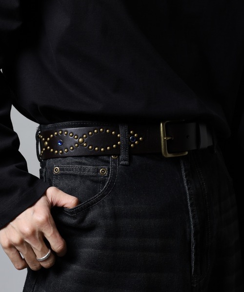 FUNALIVE（ファンアライブ）の「Chadwick　スタッツベルト（ベルト・メンズ・ブラック/ブラウン・S/M/L）」の12枚目の写真