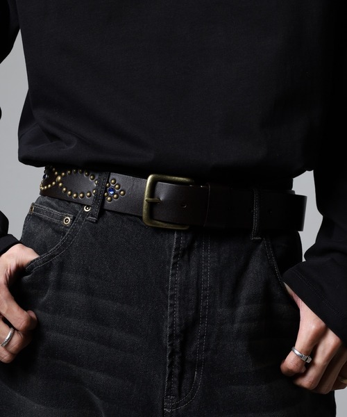 FUNALIVE（ファンアライブ）の「Chadwick　スタッツベルト（ベルト・メンズ・ブラック/ブラウン・S/M/L）」の14枚目の写真