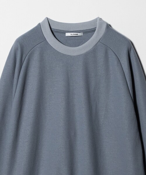 SLOANE（スローン）の「【別注】＜SLOANE＞ クルーネック プルオーバー（ニット/セーター・メンズ・オフホワイト/ライトブルー/ブラック・L/M）」の5枚目の写真