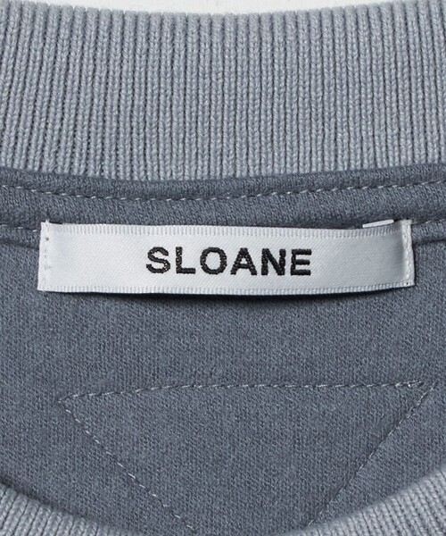 SLOANE（スローン）の「【別注】＜SLOANE＞ クルーネック プルオーバー（ニット/セーター・メンズ・オフホワイト/ライトブルー/ブラック・L/M）」の8枚目の写真