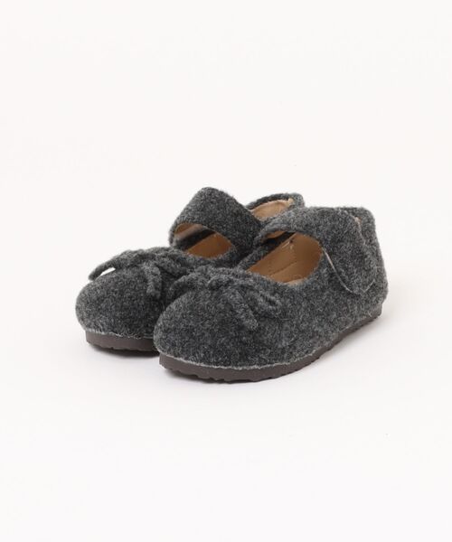 aimoha(アイモハ)の「【aimoha-KIDS-】キッズ ウールライクストラップシューズ (AW)(バレエシューズ・キッズ・ライトベージュ/ライトグレー/ダークグレー・15.0cm/16.0cm/17.0cm/18.0cm/14.0cm/19.0cm)」の17枚目の写真