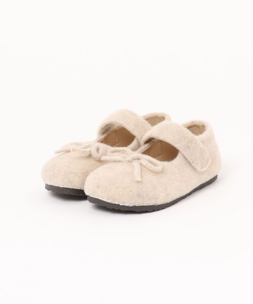 aimoha(アイモハ)の「【aimoha-KIDS-】キッズ ウールライクストラップシューズ (AW)(バレエシューズ・キッズ・ライトベージュ/ライトグレー/ダークグレー・15.0cm/16.0cm/17.0cm/18.0cm/14.0cm/19.0cm)」の18枚目の写真