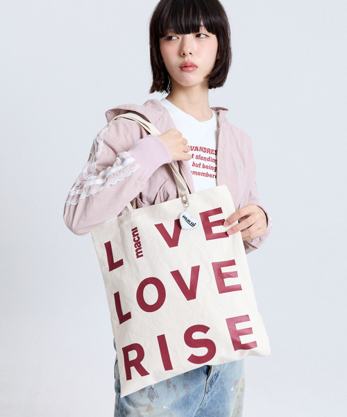 MACNI(マクニ)の「LLR SLOGAN ECO BAG OATMEAL(エコバッグ/サブバッグ・レディース・その他・FREE)」の3枚目の写真