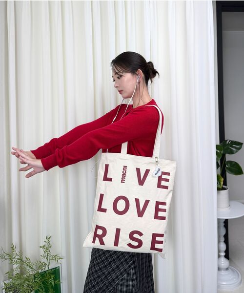 MACNI(マクニ)の「LLR SLOGAN ECO BAG OATMEAL(エコバッグ/サブバッグ・レディース・その他・FREE)」の4枚目の写真