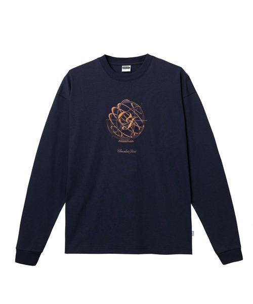 Chocolate Jesus (チョコレートジーザス )の「SPHERE LS TEE(Tシャツ/カットソー・メンズ・ネイビー/ホワイト/ブラウン/ピンク・MEDIUM/X-LARGE/XX-LARGE/LARGE)」の3枚目の写真