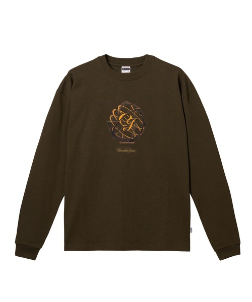 Chocolate Jesus (チョコレートジーザス )の「SPHERE LS TEE(Tシャツ/カットソー・メンズ・ネイビー/ホワイト/ブラウン/ピンク・MEDIUM/X-LARGE/XX-LARGE/LARGE)」の2枚目の写真