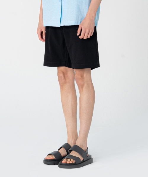 CONNECT KINLOCH(コネクトキンロック)の「コットンストリングイージーショーツ(ブラック)(その他パンツ・メンズ・その他・SMALL/X-LARGE/LARGE/MEDIUM)」の1枚目の写真