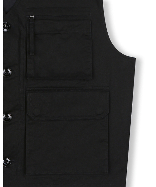 BESLOW(ビースロー)の「MILITARY ZIP-UP VEST BLACK(ベスト・メンズ・その他・SMALL/MEDIUM/LARGE/X-LARGE)」の3枚目の写真