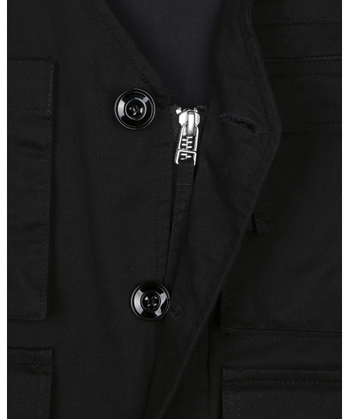 BESLOW(ビースロー)の「MILITARY ZIP-UP VEST BLACK(ベスト・メンズ・その他・SMALL/MEDIUM/LARGE/X-LARGE)」の5枚目の写真