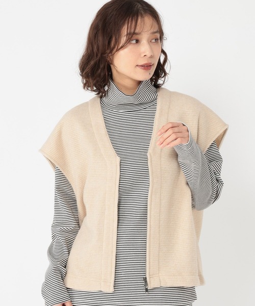 studio CLIP(スタディオクリップ)の「ウールミックススライバーベスト(ベスト・レディース・ブラウン/ベージュ/アイボリー・FREE)」の9枚目の写真