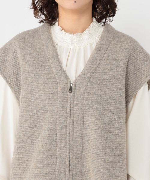 studio CLIP(スタディオクリップ)の「ウールミックススライバーベスト(ベスト・レディース・ブラウン/ベージュ/アイボリー・FREE)」の19枚目の写真