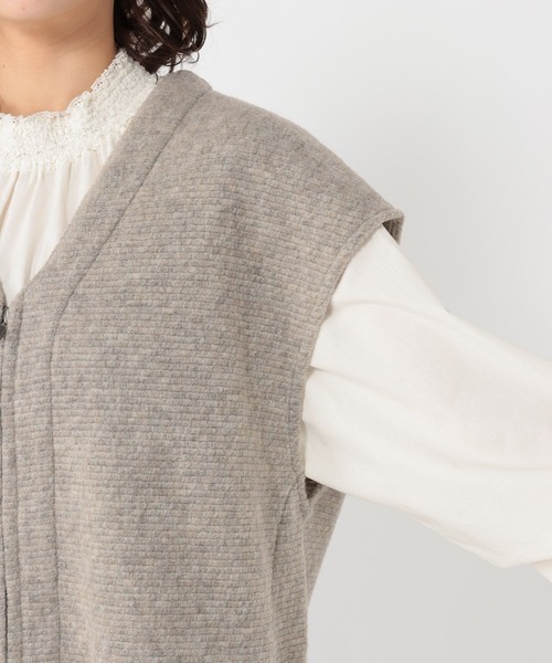 studio CLIP(スタディオクリップ)の「ウールミックススライバーベスト(ベスト・レディース・ブラウン/ベージュ/アイボリー・FREE)」の20枚目の写真