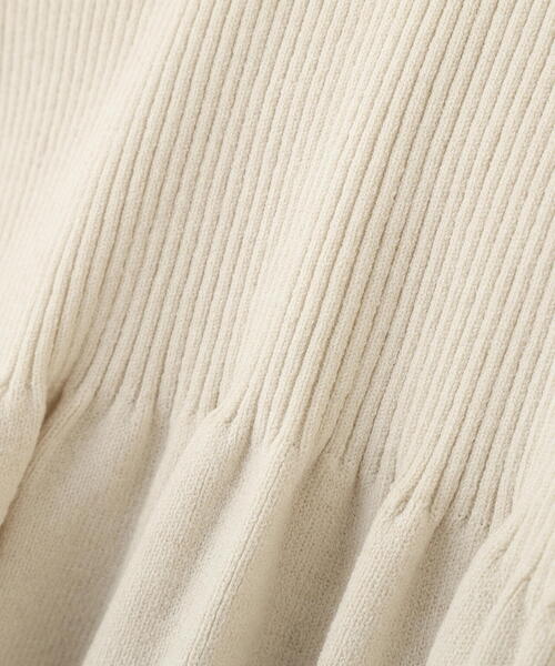 PROPORTION BODY DRESSING(プロポーションボディドレッシング)の「ペプラムポロニット / 1216170009(ニット/セーター・レディース・ブラック/ホワイト系その他/レッド・SMALL/MEDIUM)」の11枚目の写真