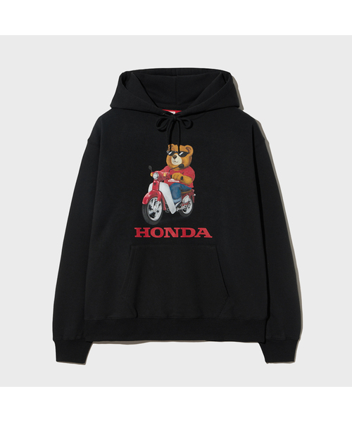 Honda Bear Hoodie Black