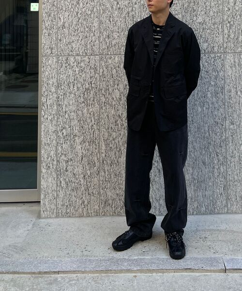 WMC(ダブリューエムシー)の「マルチストライプヘンリーネックニット_BLACK(ニット/セーター・レディース・ブラック・MEDIUM/LARGE/X-LARGE/SMALL)」の20枚目の写真