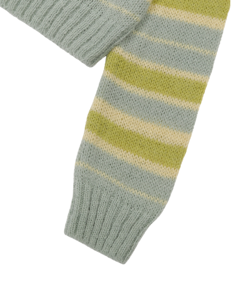 SUNDAY FRUIT MARKET(サンデーフルーツマーケット)の「STRIPE SUN KNIT CREW MINT(ニット/セーター・メンズ・その他・MEDIUM/LARGE)」の4枚目の写真