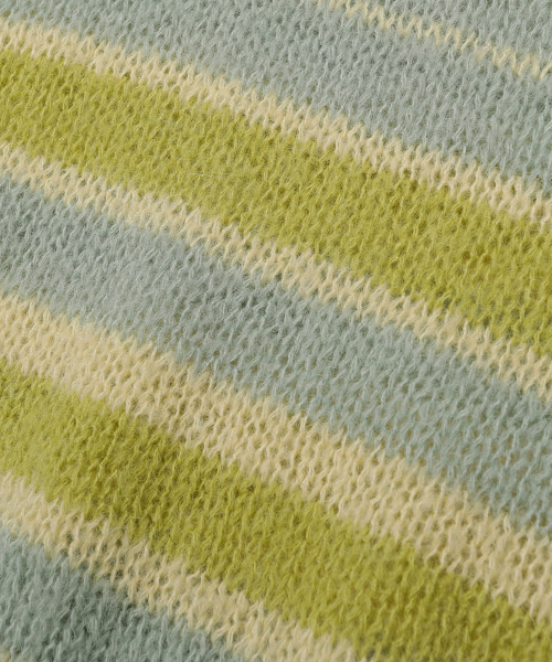 SUNDAY FRUIT MARKET(サンデーフルーツマーケット)の「STRIPE SUN KNIT CREW MINT(ニット/セーター・メンズ・その他・MEDIUM/LARGE)」の5枚目の写真
