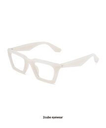 2CUBE（トゥキューブ）の「SQUARESPICOM(Ivory-Eyewear)（メガネ）」