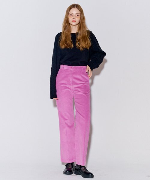 OPENING SUNSHINE(オープニングサンシャイン)の「コーデュロイロングブーツカットパンツピンク(その他パンツ・レディース・その他・MEDIUM/SMALL)」の2枚目の写真