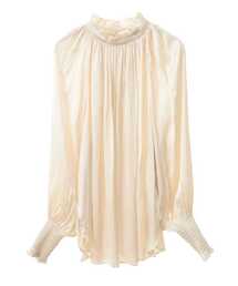 Tiara | 【定番】2wayフリルネックギャザーブラウス(シャツ/ブラウス)