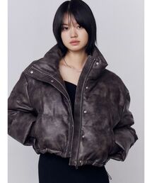 EMODA | フェイクレザーショートダウン(ダウンジャケット/コート)